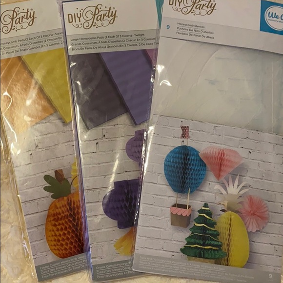 DIY Party Honeycomb Pads and Stencils - Picture 3 of 3